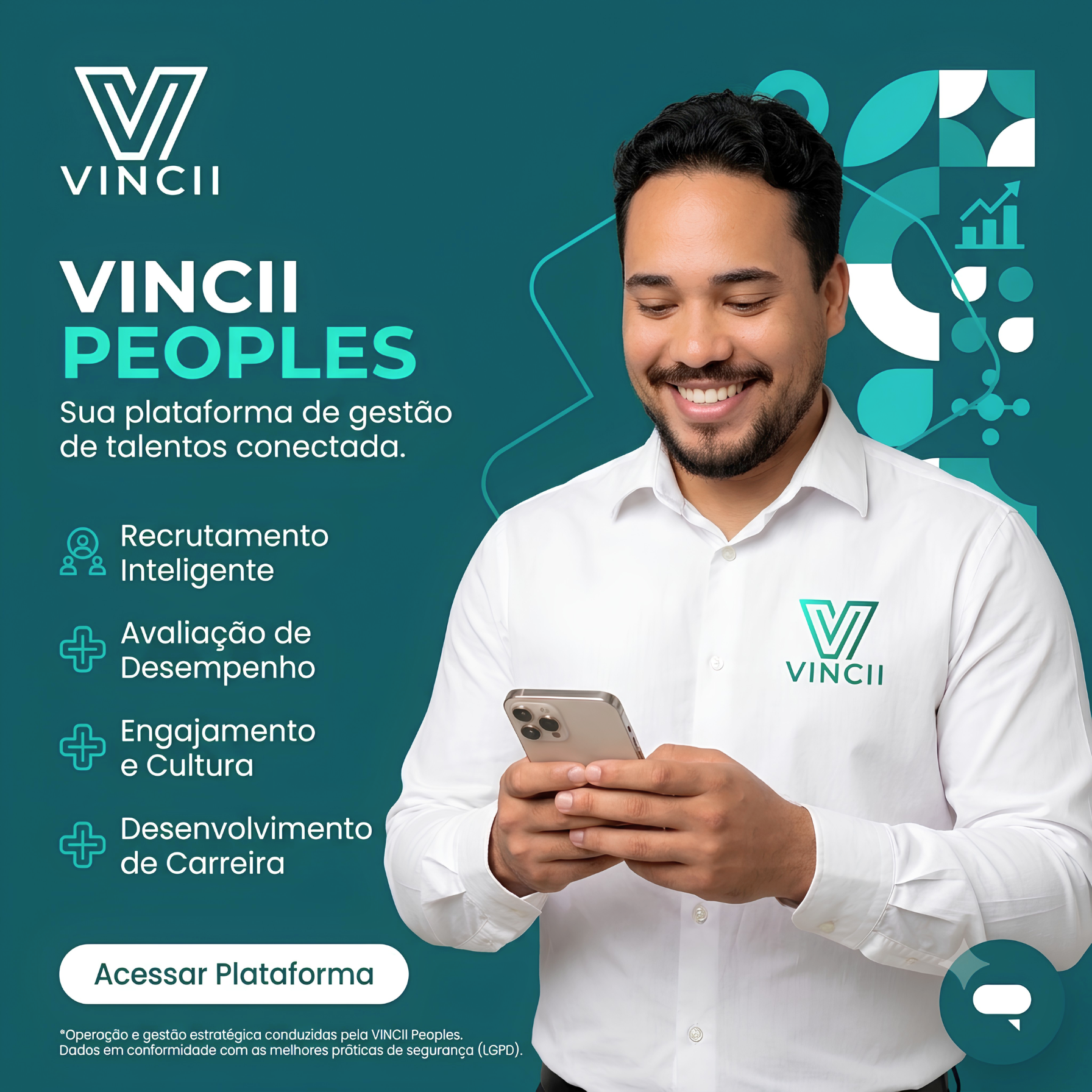 Vincii Peoples — sua plataforma de gestão de talentos conectada